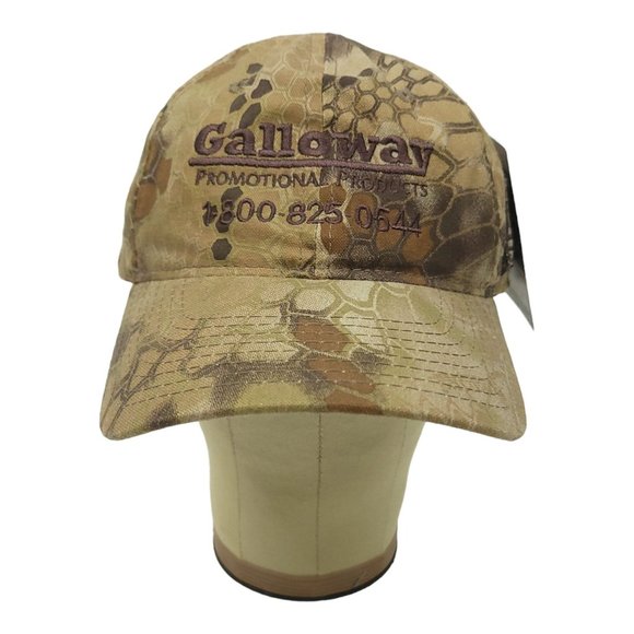 Galloway Kryptek Highlander Camo Pattern Strapback Cap Trucker Hunter Hat NEW - Picture 7 of 12